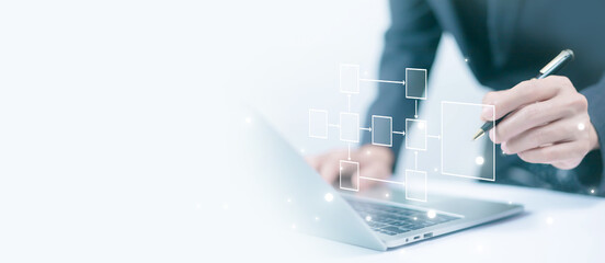 a well-crafted diagram or flowchart can help streamline operations by providing a clear map of the p