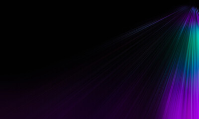 abstract neon light rays background . car and truck light trails. long exposure photo taken in a tun
