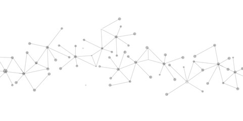 Wall Mural - A beautiful Chaotic abstract line seamless pattern .Technology black illustration . Connected lines with dots .graphic background dots with connections for your design, illustration	
