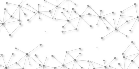 A beautiful Chaotic abstract line seamless pattern .Technology black illustration . Connected lines with dots .graphic background dots with connections for your design, illustration	
