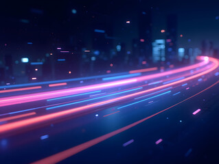 Wall Mural - high speed technology concept background, light abstract background, image of speed movement on the 