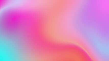 Wall Mural - abstract colorful gradient waves background
