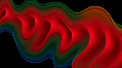 Wall Mural - abstract flowing colors background design