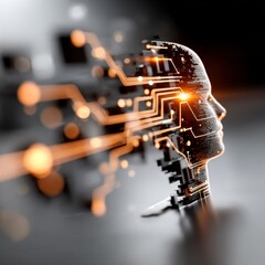 Fototapete - Digital Consciousness: Emerging Technology & The Future of Artificial Intelligence