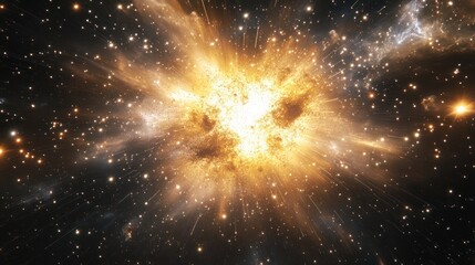 Wall Mural - cosmic explosion image