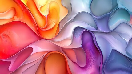 An abstract digital background composed of vibrant gradients and organic lines, ideal for web and app design