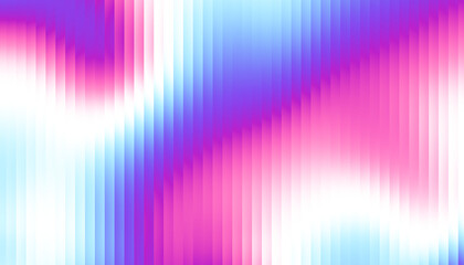 Poster - Fractal Glass Gradient Texture. Reed vertical lines patterned glass, overlay with transparent background. Universal blue purple background stylish gradient