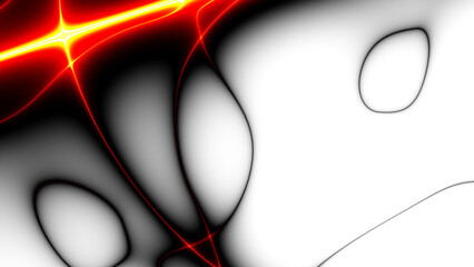 Fototapete - Floating embers sparks futuristic lines background PNG transparent. Opacity or screen mode usage for overlay