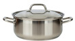 © Daniel - Isolated Stainless Steel Cooking Pot with Glass Lid