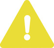 © AbdulJabbar - Warning danger circle icon in flat isolated on transparent background