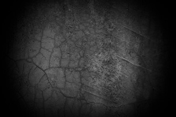 Aufkleber - Old wall texture cement dark black gray background abstract grey color design are light with white gradient background.