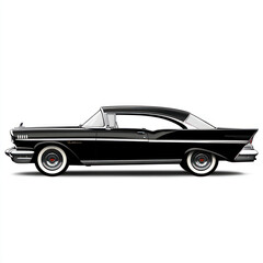 Naklejka na meble vintage car isolated on white