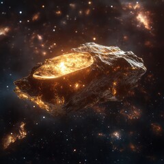 Wall Mural - colliding galaxies cosmic photo