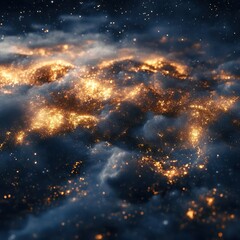 Wall Mural - cosmic nebulae abstract background