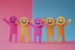 © Imagentive - Happy Paper People Friendship Celebration Design
