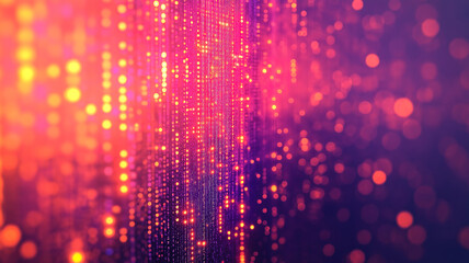 Wall Mural - digital binary code matrix background representing data flow in a modern graphic concept