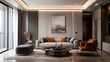 © Mas - Modern living room with stylish furniture and decor (2)