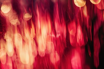 Wall Mural - Abstract Colorful Background with Blurred Red and Orange Lights