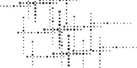 Canvas Print - vector illustration multiple grey dot abstract background. set of halftone round dotted frames. abst