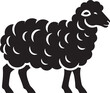 © Shirin - silhouette sheep manger isolated design vector illustration eps 10