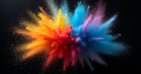 abstract fractal burst