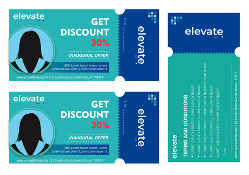 Discount coupons vector 