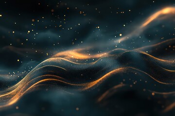 Wall Mural - abstract dark cosmic background