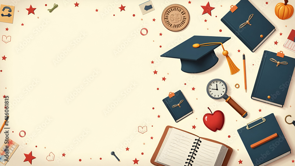 Generate a timeless Class of 2025 memorabilia visual that integrates ...