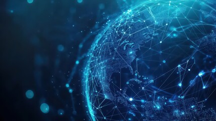 Poster - Abstract of global network and communication background