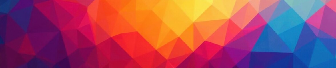 Abstract art with geometric shapes in multicolored gradient ,  modern,  abstract