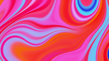 Wall Mural - vibrant abstract background with fluid swirls of color