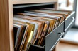 © SUPHANSA - business document organization with modern filing cabinets and labels