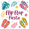 © Amrit - Flip Flop Fiesta Vector – AI Graphic Design File for Summer Vibes
