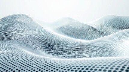 Abstract digital landscape, wavy, textured,  background, technology concept
