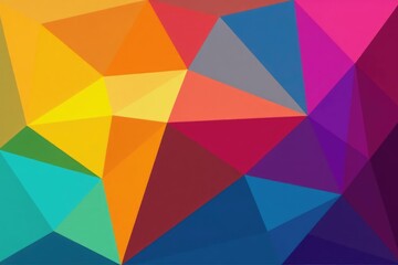 Wall Mural - Geometric shapes, vibrant colors, ideal for website/app design , background, bold