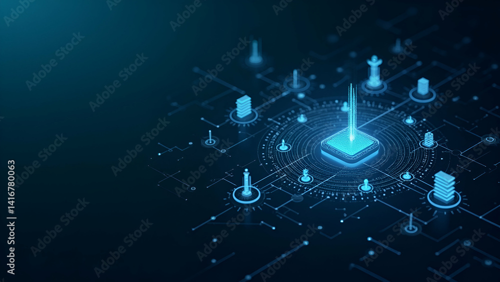 Display detailed agentic ai systems architecture imagery featuring ...