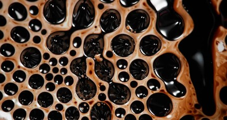 Wall Mural - alcohol ink is creating stunning abstract patterns and shapes with a beautiful combination of black 