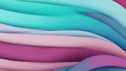 Wall Mural - abstract colorful waves background design, gradient layers