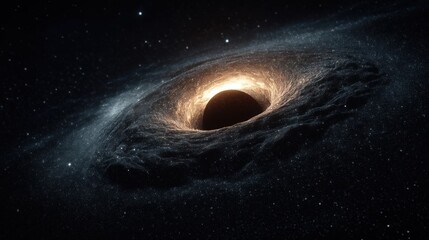 a black hole deep in outer space