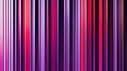 Wall Mural - vertical stripes in varying widths ranging from light to dark tones of purple and red
