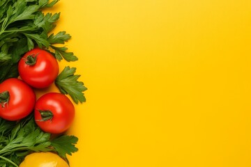 Leinwandbilder - abstract food advertisement, branded style, minimalist tone, social media ad, brand colors, natural light, vibrant colors, dramatic mood, flat lay, natural background