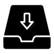© Febri - inbox glyph icon