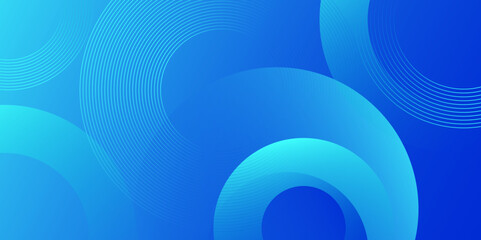 Wall Mural - blue modern and simple abstract banner art vector with shapes. great for backgrounds, banners, poste