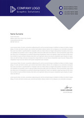 modern website template with vector design elements for business