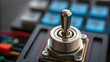 © newlifestock - toggle switch is crucial component in industry for maintenance and service, representing key concept in control systems