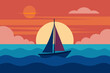 © Radha Rani - sailing boat on the sea