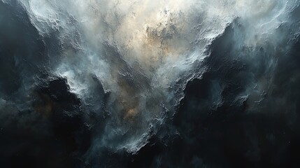 Wall Mural - abstract celestial formation of tumultuous clouds.