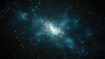 Wall Mural - cosmic nebula displaying swirling patterns of celestial gas and dust.