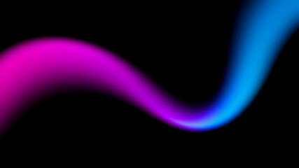 Wall Mural - vibrant neon curve abstract background