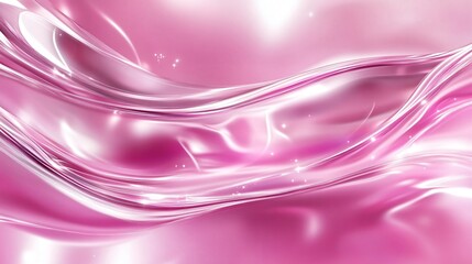 Wall Mural - pink abstract design with smooth gradients and layered shapes made with generative ai technology